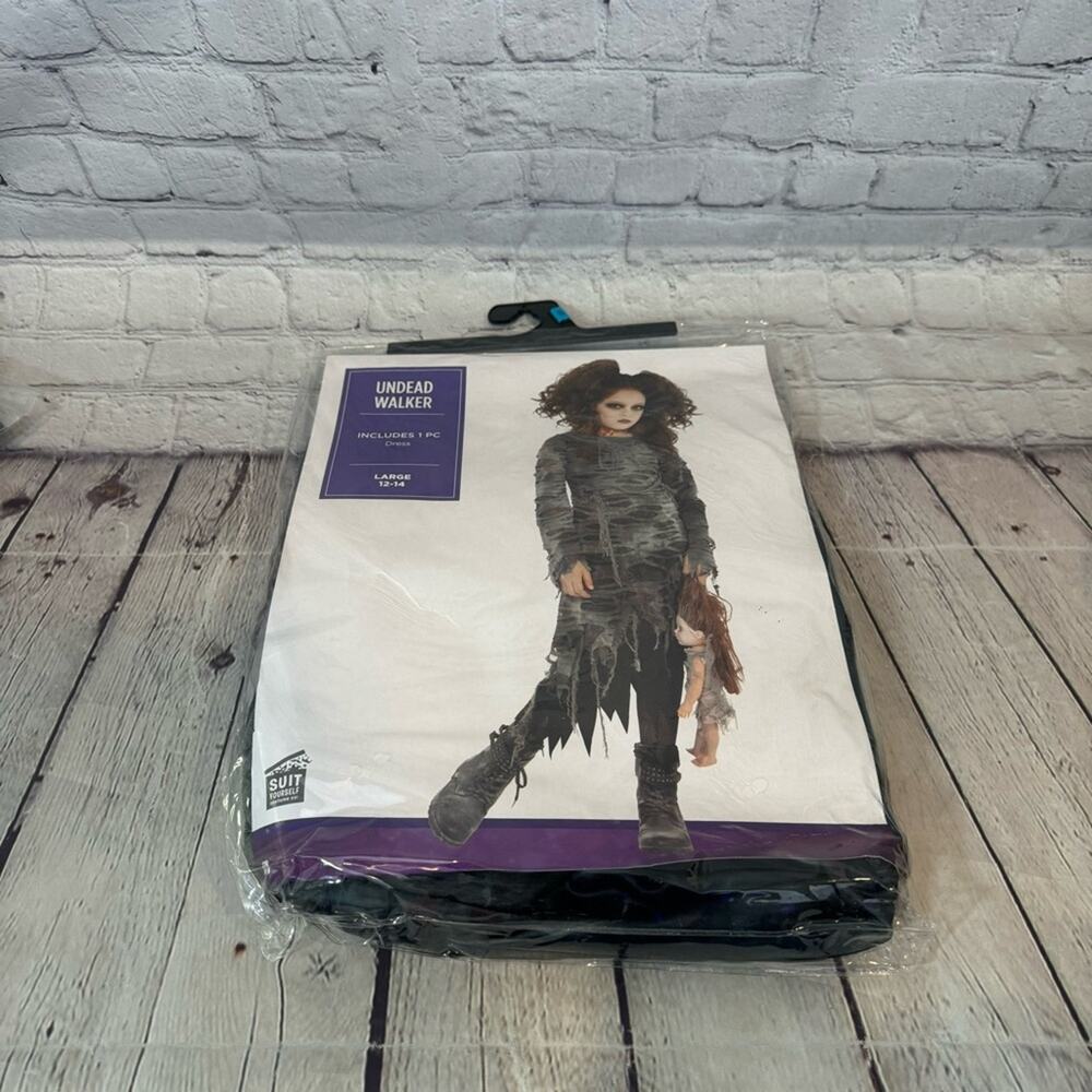 Amscan Undead Walker Girl’s Zombie Halloween Costume